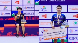 The title run in Odisha means Unnati Hooda is set to enter the top 25 in BWF World Rankings while this was Kiran George's first title on the circuit since 2023. (BAI Photos)