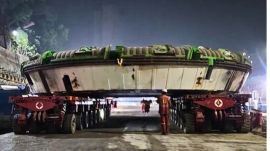 MMRDA successfully lowered India's largest TBM for the Thane–Borivali twin tunnel. (File)