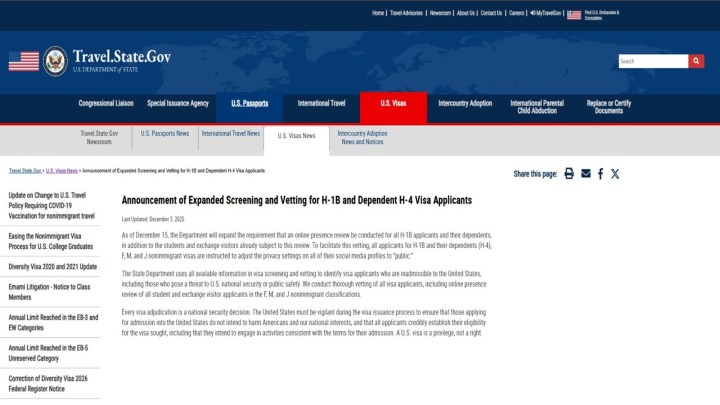 us state department h-1b visa