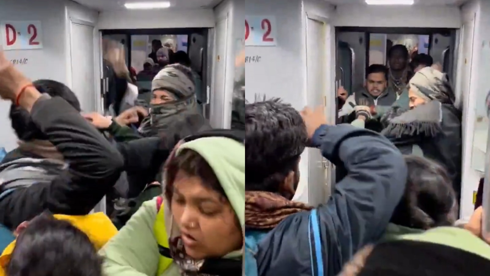 ‘Why are you hitting us?’: Passengers exchange punches on Varanasi–Lucknow Express in Amethi, video captures chaos