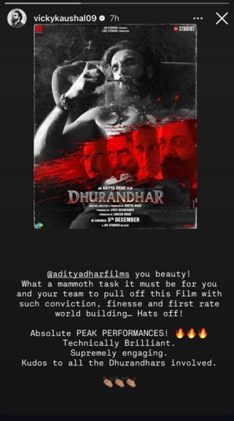 Vicky Kaushal on Dhurandhar