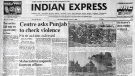 Ershad lifts politics ban, 40 Years Ago, Student killed in Bangladesh, Terrorists kill cop in Punjab, Civic rights restored, editorial, Indian express, opinion news, current affairs