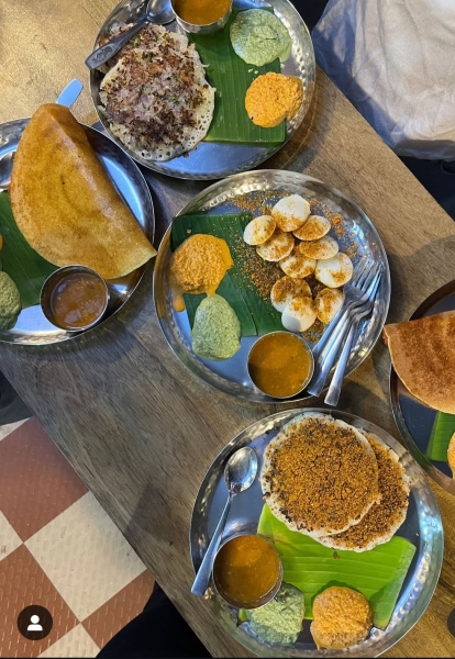 Varieties of dishes from Bangalore Canteen's menu on display | express photo