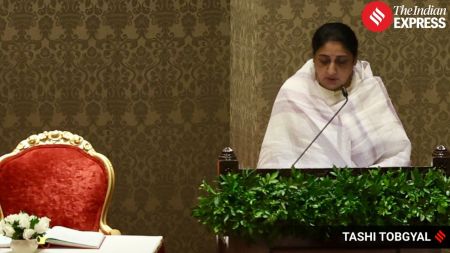 Supporters raised slogans in memory of Ajit Pawar during the event