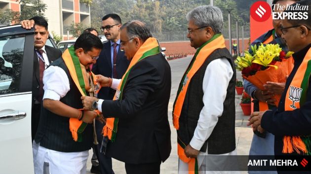 Nitin Nabin, the newly appointed national president of the Bharatiya Janata Party, chaired his first major organisational meeting at the BJP headquarters in New Delhi