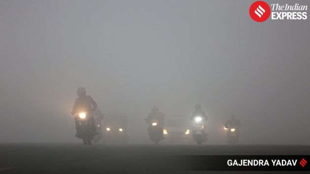 Delhi woke up to a thick blanket of dense fog on Saturday