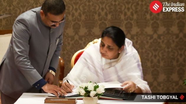 Sunetra Pawar became the first woman ever to hold the post of Deputy Chief Minister in Maharashtra