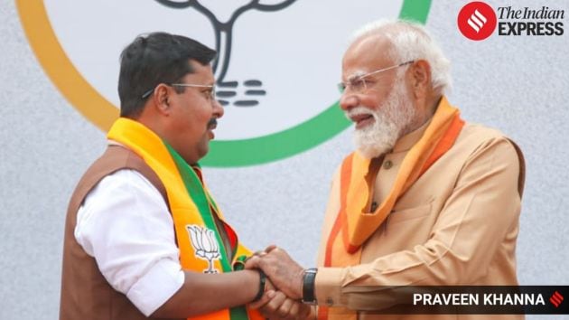 At age 45, Nabin became the youngest leader to head the BJP, succeeding J P Nadda