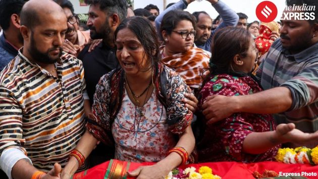 Neighbours continued to arrive at the residence through the day to offer their condolences as the family awaited further information from the authorities