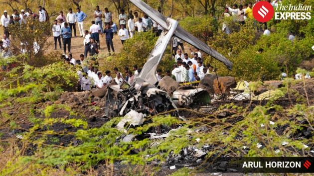 Maharashtra Deputy Chief Minister Ajit Pawar was on board a chartered Learjet 45 aircraft flying from Mumbai to Baramati on Wednesday