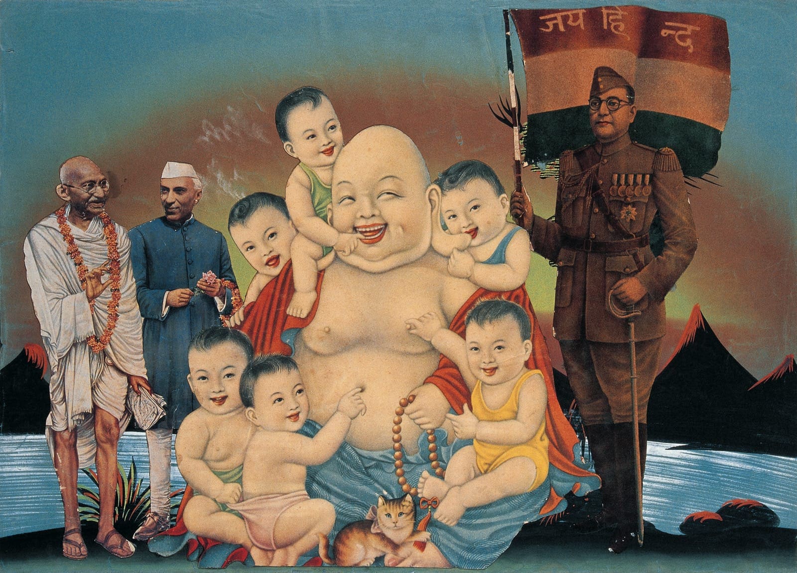 An exhibit from the exhibition India's Visual Political Iconicity on Netaji Subhas Chandra Bose