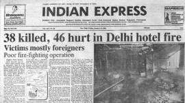 Delhi hotel fire kills 38, Kiwis beat India, L-G orders probe, Siddharth Continental Hotel, Forty Years Ago, editorial, Indian express, opinion news, current affairs