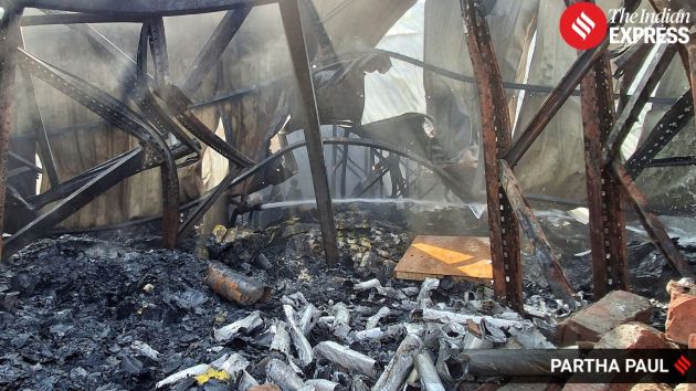 The blaze broke out around 2.30 am at a warehouse in Nazirabad, Anandapur, a densely populated neighbourhood off the Eastern Metropolitan Bypass in Kolkata