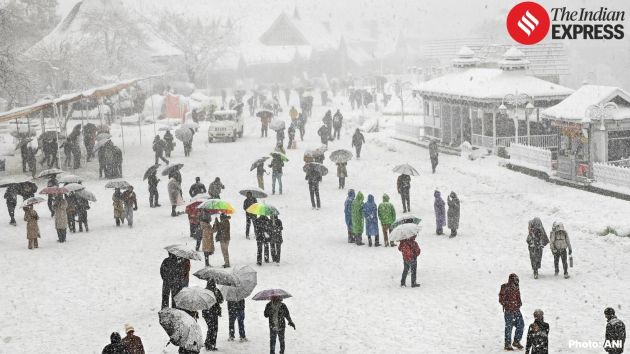 Meanwhile, Shimla received its first snowfall of the season on Friday
