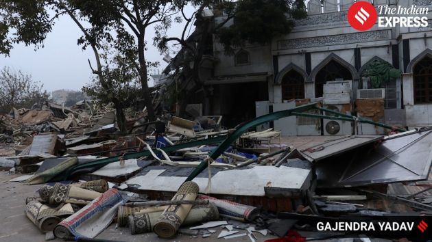 The demolition drive targeted structures surrounding a 0.195-acre land