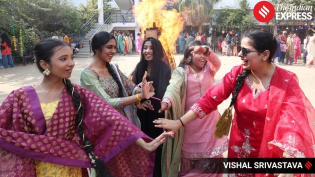 The festive gathering created a lively atmosphere across the campus