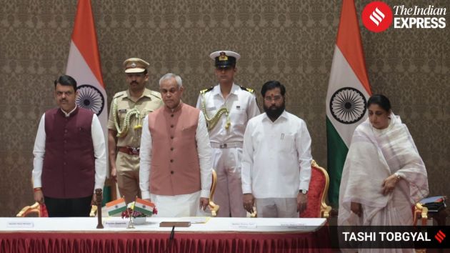 The ceremony was held days after the death of NCP leader and former Deputy Chief Minister Ajit Pawar