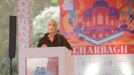 Alice Oswald at the Jaipur Literature Festival, 2026. (Photo: by special arrangement)
