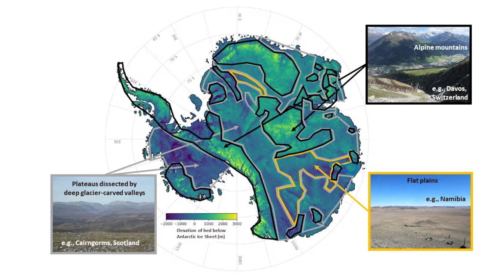 New map reveals Antarctica’s dramatic terrain hidden under miles of ice