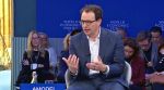Anthropic CEO Dario Amodei at the World Economic Forum. (Express Image via YouTube/@DWSNews)