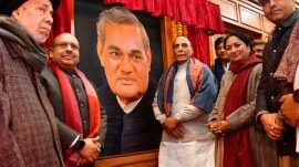 Atal Bihari Vajpayee, Pandit Madan Mohan true statesmen: Rajnath
