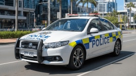 Police and emergency services cordon off an area in Lake Cargelligo, New South Wales, following a fatal shooting that left three people dead.