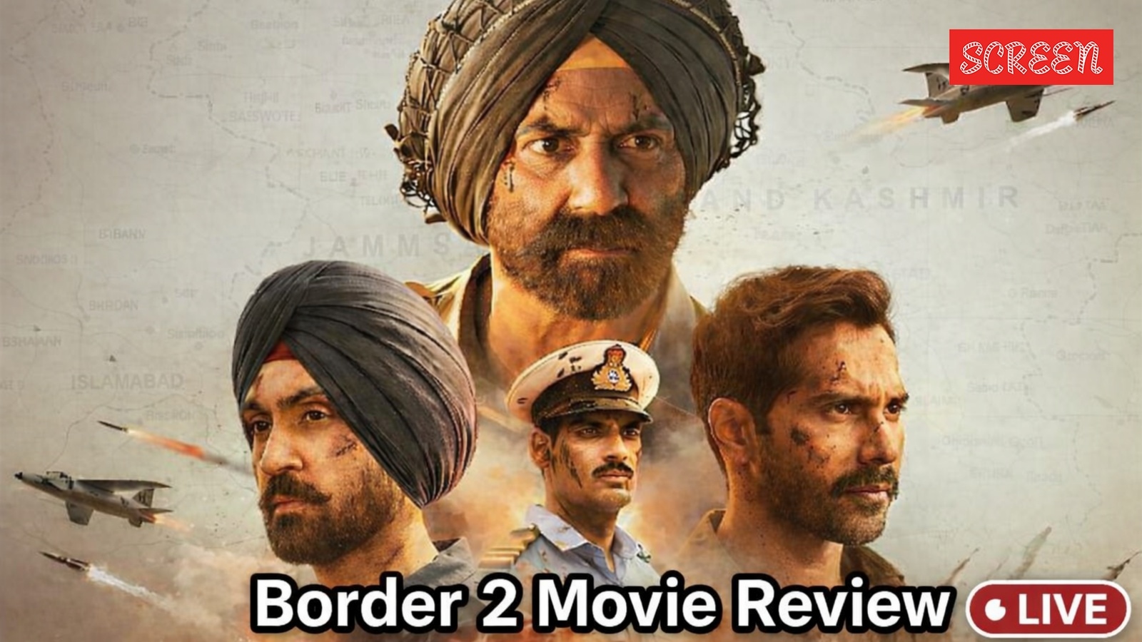 Border 2 Movie Review, Box Office Collection Day 1 LIVE: Sunny Deol’s film earns over Rs 30 cr; surpasses Dhurandhar’s opening day numbers