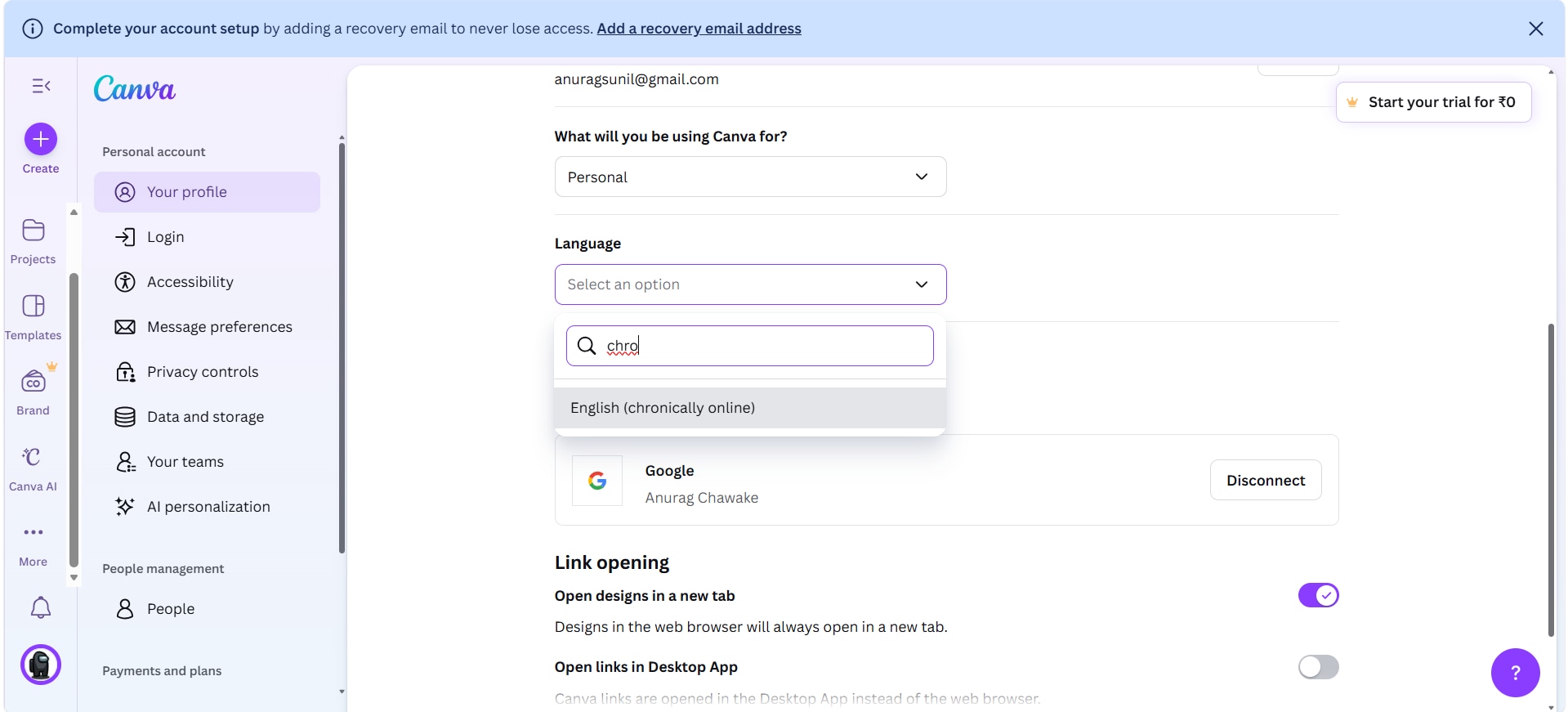 Canva adds ‘English (chronically online)’ language option inspired by internet slang