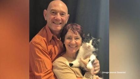 Despite local animal welfare groups' help and repeated returns to the area, the couple found no trace of their cat