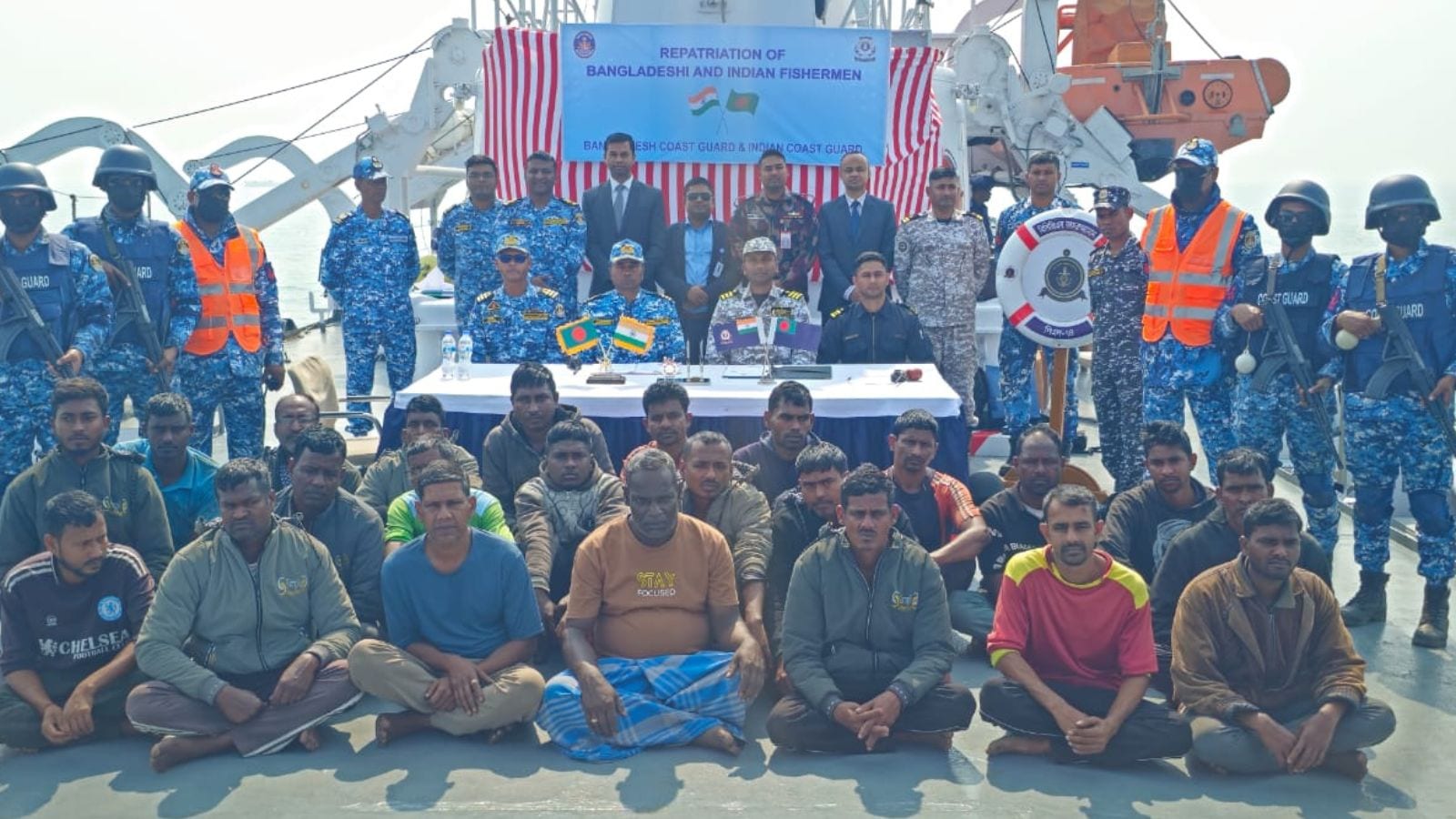 151 fishermen, 7 vessels repatriated in India-Bangladesh maritime exchange