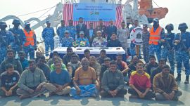 The operation highlights growing maritime cooperation and a humanitarian approach to protecting fishing communities in shared waters.