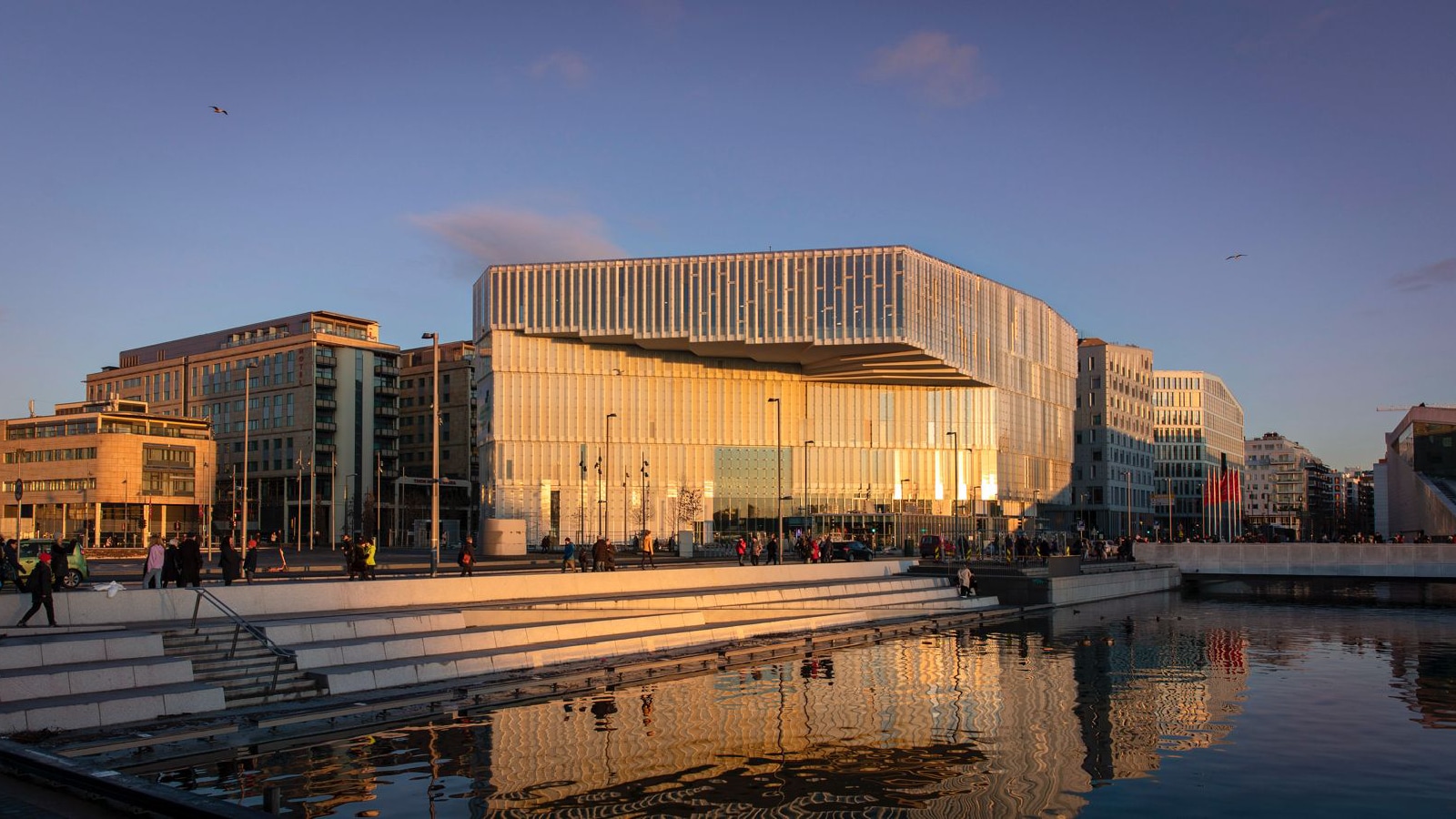 Deichman Bjørvika, which is a public library at Norway's capital city. (Photo: Erik Thallaug)
