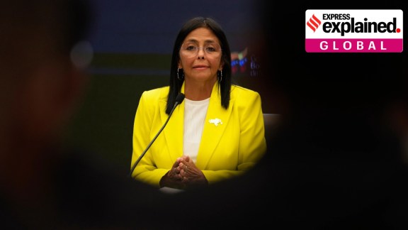 Delcy Rodríguez, Venezuela's interim president.