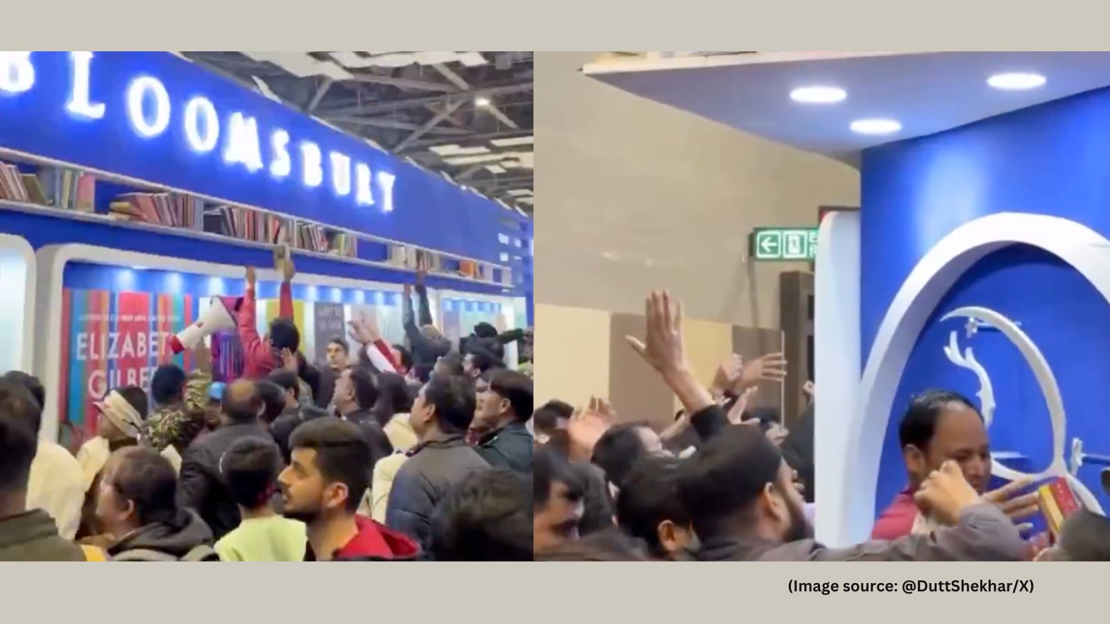 At World Book Fair, a crowd loots books. It’s about Instagram, not the written word