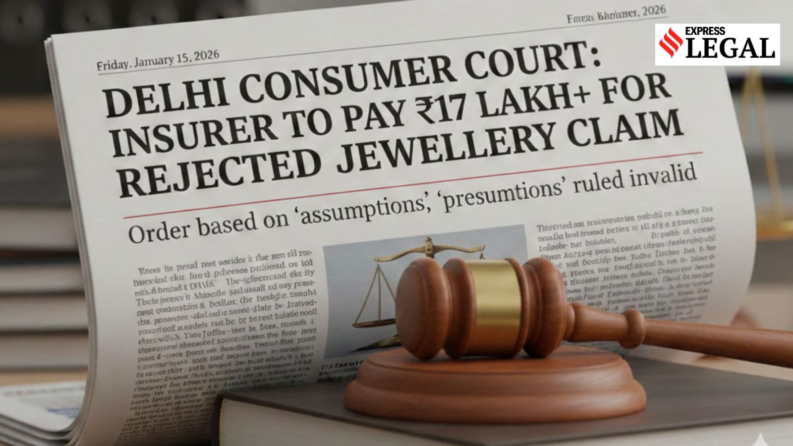 Can insurer reject claim on ‘assumptions’? Delhi consumer body orders Rs 17.75 lakh payout for lost jewellery