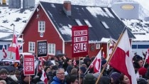 Denmark Greenland US protest