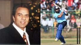Veteran Bollywood actor Dharmendra Singh Deol and cricketer Rohit Sharma are among the winners of the Padma Awards 2026. (Express Archive)