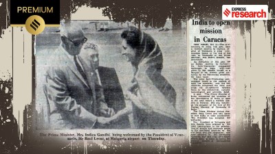 Indira Gandhi in Venezuela