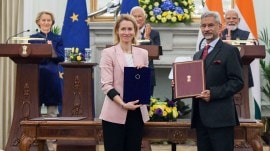 Subtle shift: India, EU on same page on Ukraine and Gaza Board