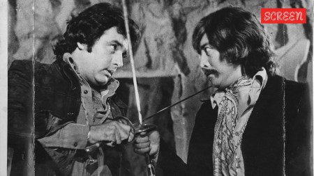 Feroz Khan and Danny Denzongpa