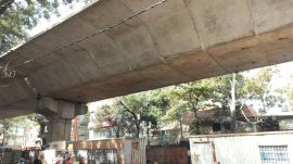Once meant to ease traffic between Inner Ring Road and Hosur Road, the stalled flyover has become a symbol of the city’s infrastructure delays.