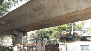 Once meant to ease traffic between Inner Ring Road and Hosur Road, the stalled flyover has become a symbol of the city’s infrastructure delays.