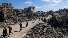 The crossing's opening, limited at first, marks the first major step in the second phase of the U.S.-brokered ceasefire.