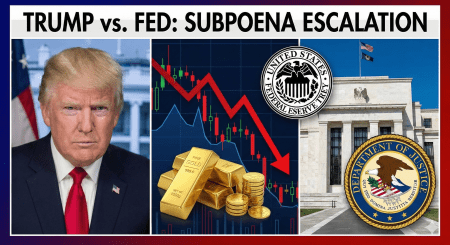 Asian markets advanced on Monday while U.S. futures slipped as investors reacted to news of the Department of Justice issuing subpoenas to the Federal Reserve amid tensions between the White House and the central bank. (AI generated by Gemini)