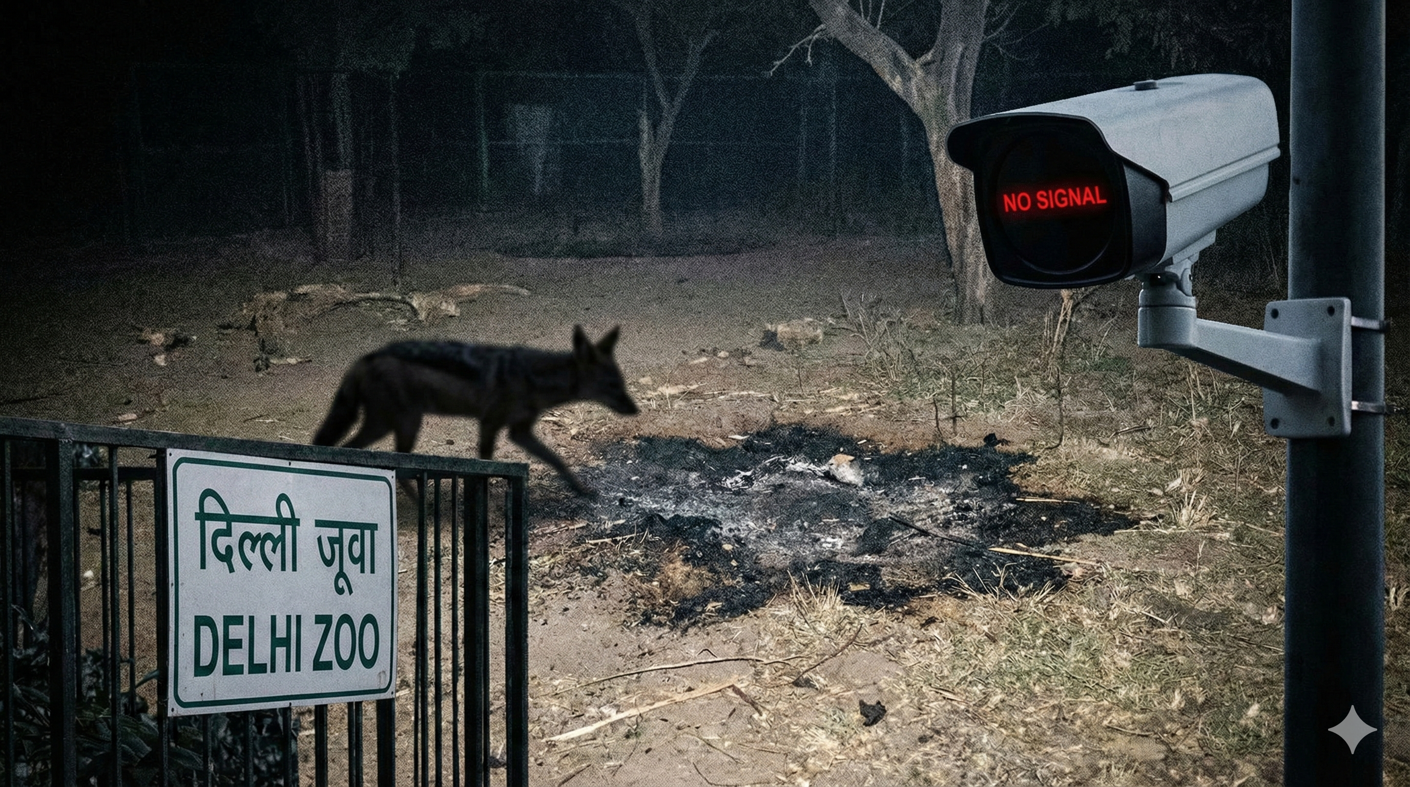 Delhi Zoo CCTV Footage Missing in Jackal Burning Probe, Internal Reports Reveal