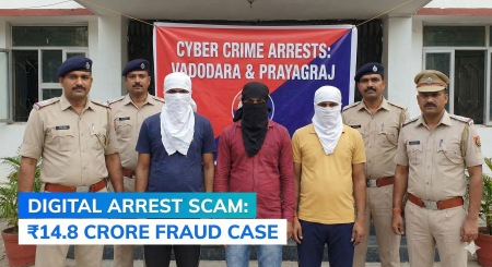Delhi Police arrest three men for allegedly routing Rs 6 crore from Greater Kailash digital arrest fraud.