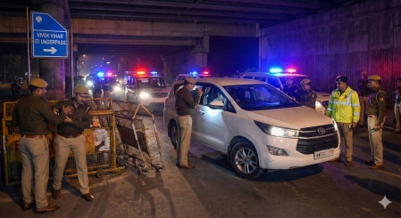 Three arrested after stolen SUV tries to mow down police team in West Delhi, two personnel injured, police say