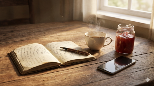 I instinctively reached for the phone before remembering I no longer could - like when I’d want to share something I wrote and knew she’d love reading it. (Generated using AI) 