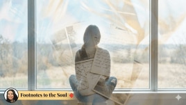 Grief, I realised, wasn’t an overwhelming devastation for me. (Generated using AI)