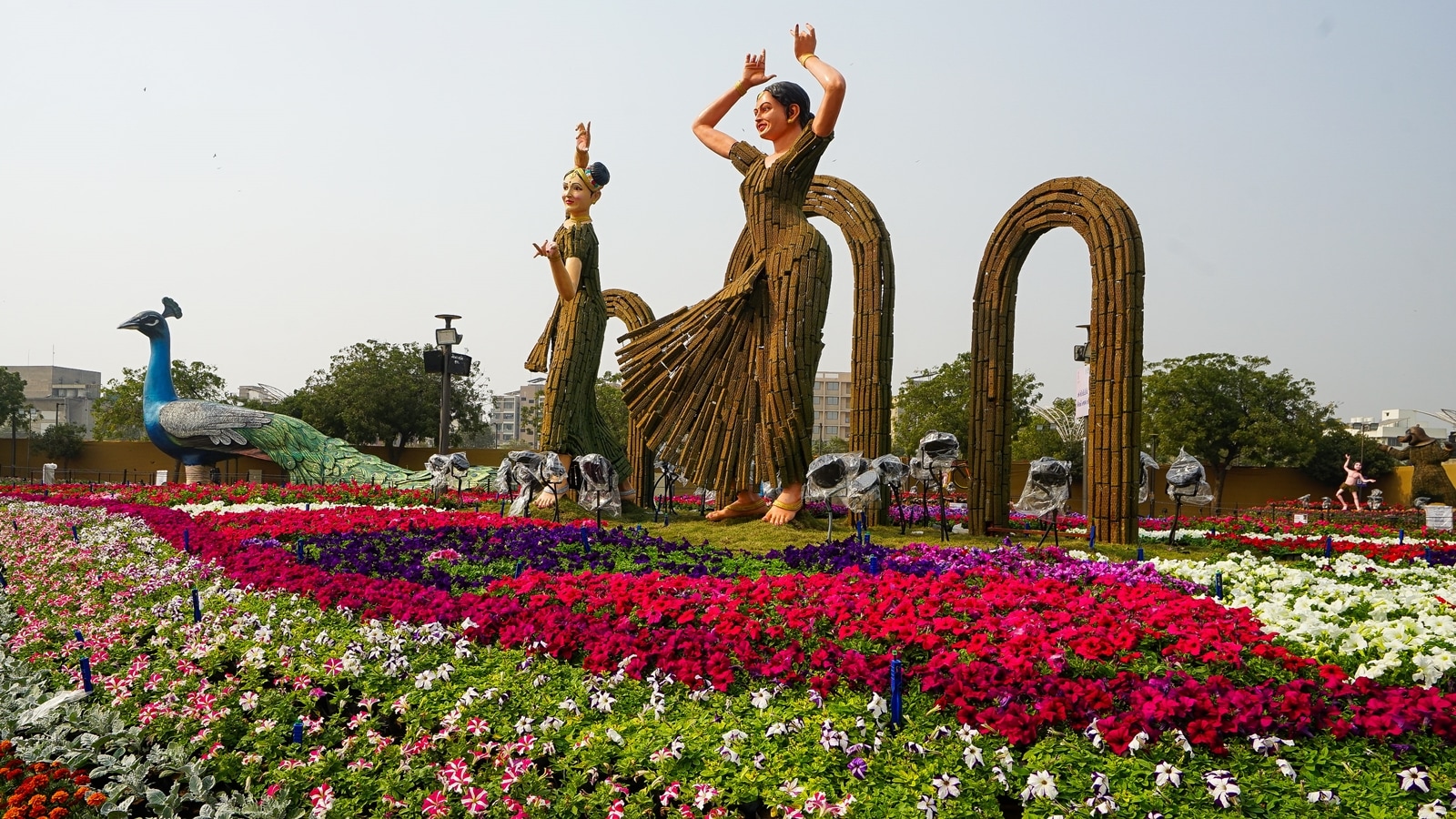 At Ahmedabad Flower Show, installation cost more than ticket revenue